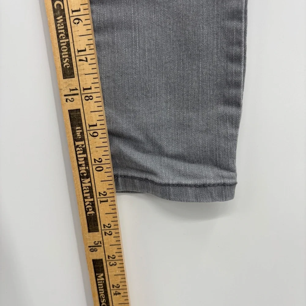 Childrens Place Kids Super Skinny Fit Jeans 6X 7 Gray Adjustable Waist Boho Cute
